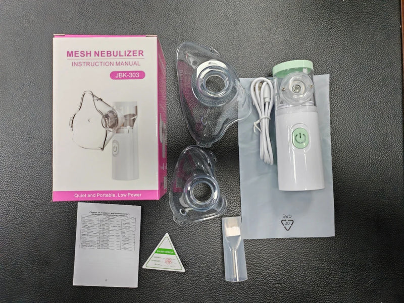 Nebulizador médico de malha silenciosa, portátil, inalador para asma, atomizador, cuidados de saúde para crianças, mini umidificador nebulizador portátil